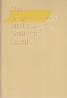 Hellozine Nr. 12. Das Niemandsland lässt nur ganz bestimmte herein. Lyrik und Sound-Collagen von T. F. aus Köln-Bickendorf [Vorzugsausgabe/ Collector's Edition]