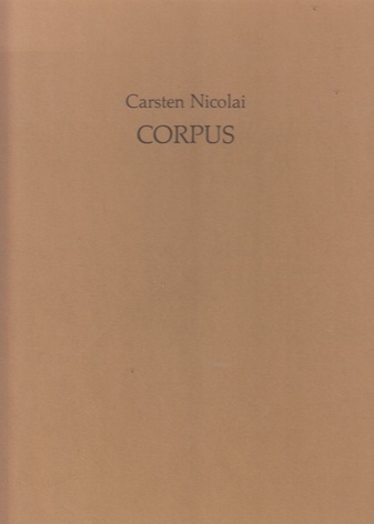 Carsten Nicolai. CORPUS